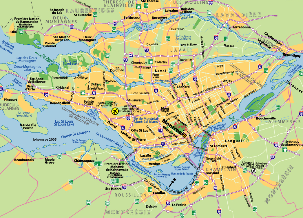Montreal Haritası